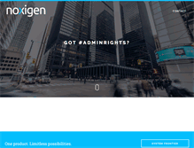 Tablet Screenshot of noxigen.com